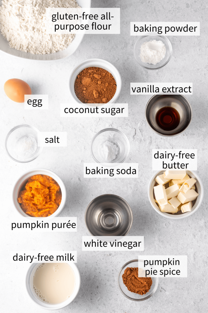 ingredients for pumpkin scones