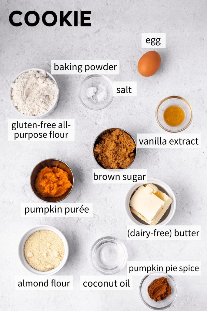 pumpkin sugar cookie ingredients