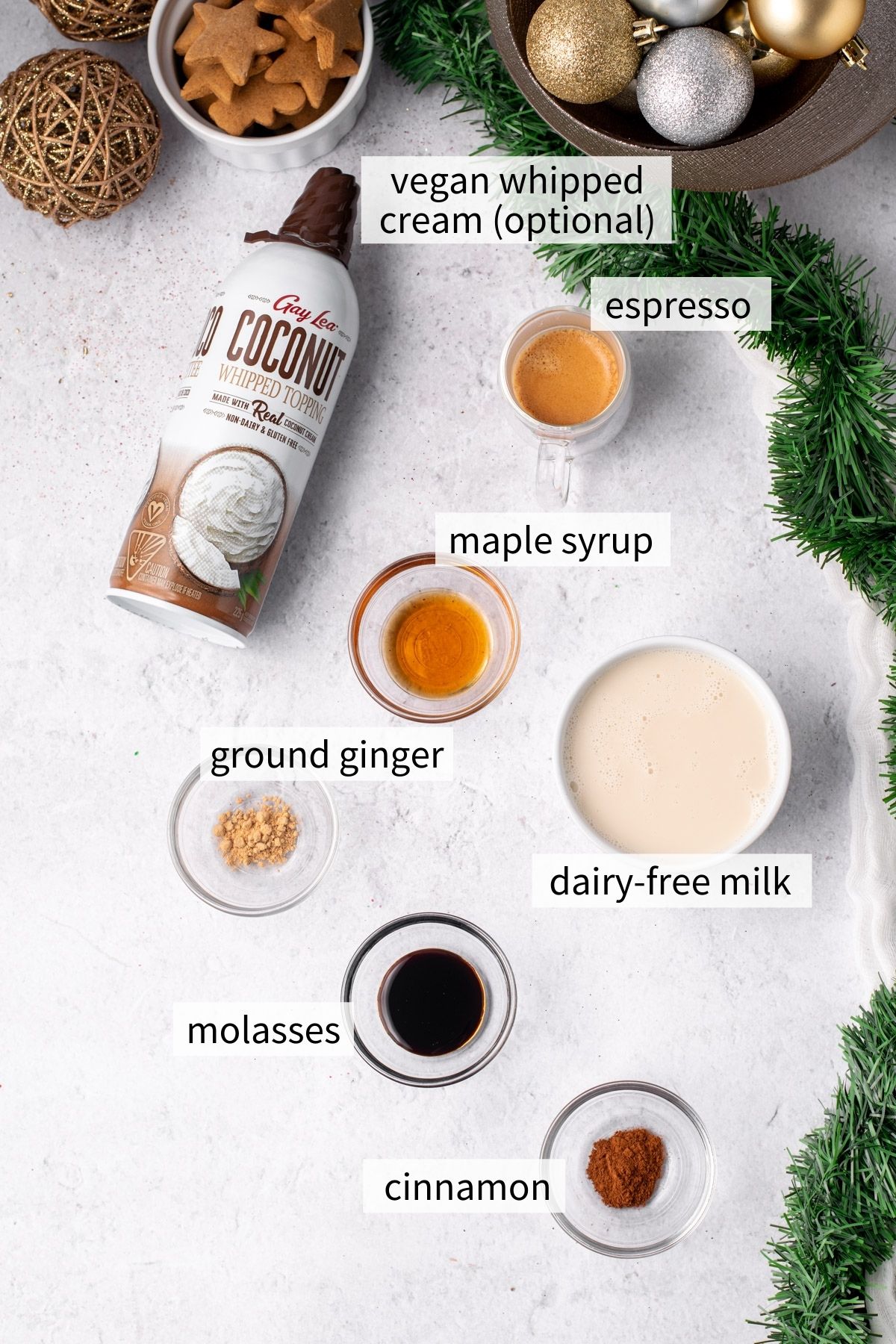 healthy gingerbread latte ingredients